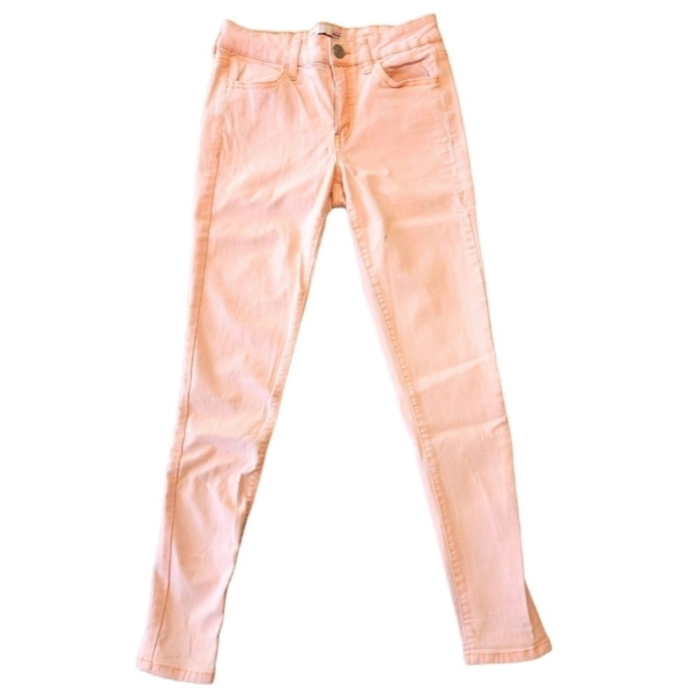 So low rise jeggings light orange color size 7